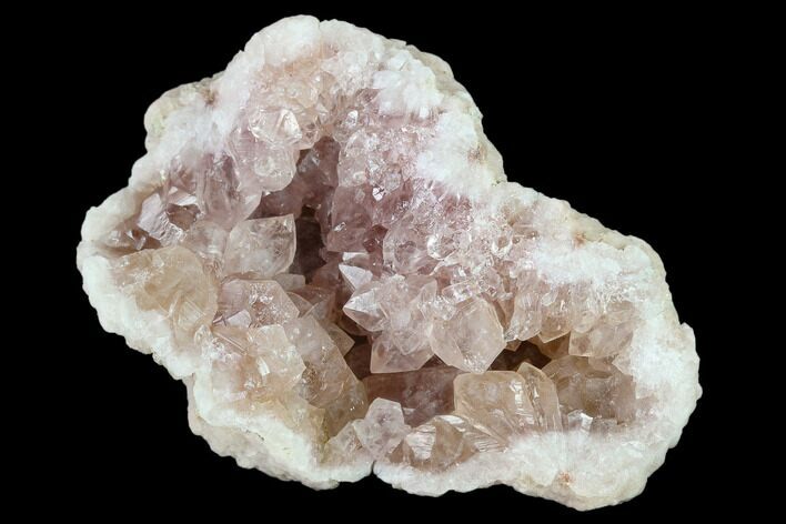 Pink Amethyst Geode Section - Argentina #134766